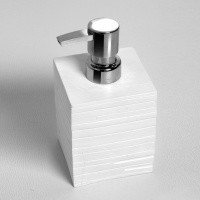 WasserKRAFT Leine K-3899 Дозатор для жидкого мыла настольный (белый | хром)