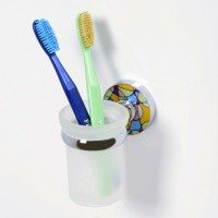 WasserKRAFT Diemel K-2228 Стакан для зубных щёток подвесной (хром)