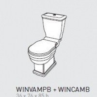 Cielo Windsor WINVAMPB + WINCAMB Унитаз напольный с бачком
