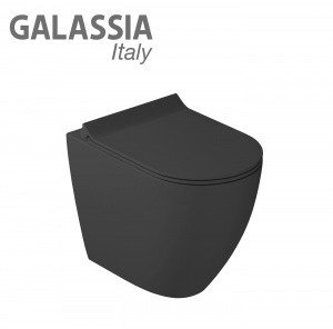 Galassia Dream 7310NEMT - Унитаз напольный | приставной 56*36 см (цвет: чёрный матовый)