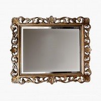 Tiffany World TW03845br - Зеркало в деревянной раме 85 * 100 см (бронза)