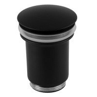 Remer 904CC114NO Выпуск для раковины без перелива (чёрный матовый ...