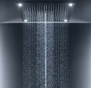 AXOR Starck ShowerCollection 10627800 - Верхний душ с подсветкой 720*720 мм (нержавеющая сталь)
