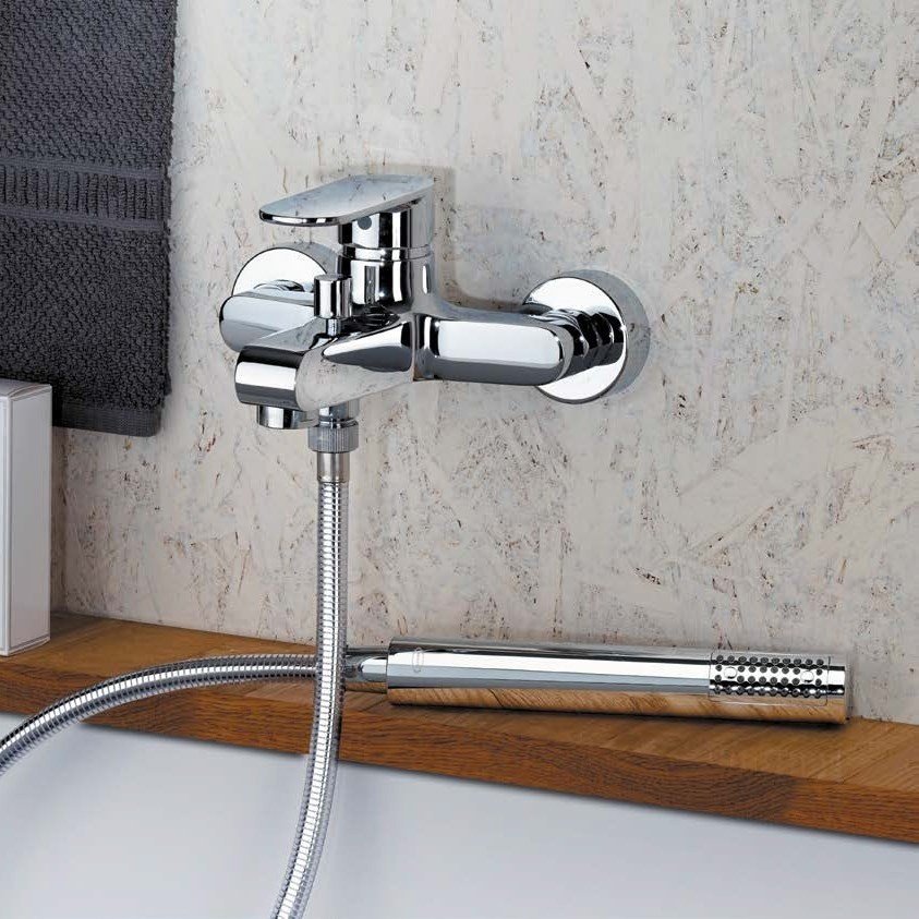 Jacuzzi Borea 0BO00002JA00 Смеситель для ванны с ручным душем (хром ...