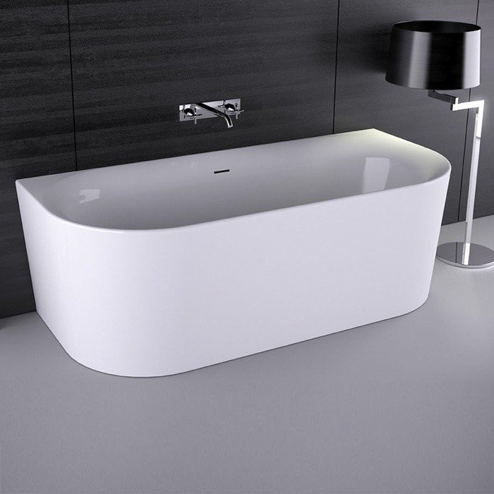 KNIEF Fresh Wall 0100-231 Ванна пристенная 180*80 см (белый матовый ...