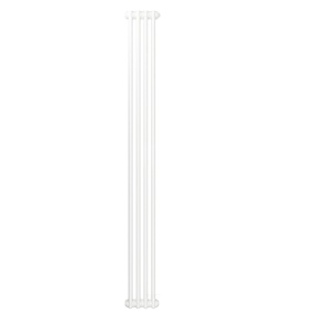 Zehnder Charleston CH 2200-04 5510 1/2 Ral 9016 + 173511 Радиатор отопления 4 секций, 18*199 см (белый глянцевый)