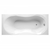 Акриловая ванна ALPEN Mars 110 AVP0017, гарантия 10 лет, прямоугольная форма, объём 100 литров, цвет - snow white (белоснежный)