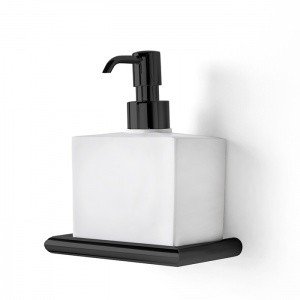 3SC Guy & Guy GU01DNO Дозатор для жидкого мыла подвесной (белый матовый | черный матовый)