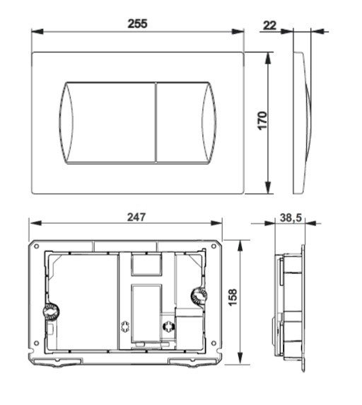 Roca Mateo 893100010 Комплект инсталляция и унитаз, купить в интернет ...