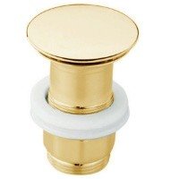 Cisal ZA00161024 Сливной гарнитур | донный клапан - для раковин без перелива (золото)