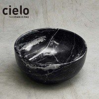 Ceramica CIELO Shui SHBA40 BC - Раковина накладная на столешницу Ø 40 см (Breccia Arabescata)