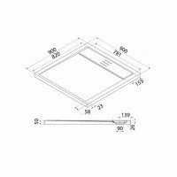 IDDIS Bild BIL5WS9i22 Душевой поддон 900*900 мм