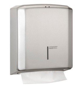 Mediclinics DT2106CS Диспенсер бумажных полотенец (матовая нержавеющая сталь)