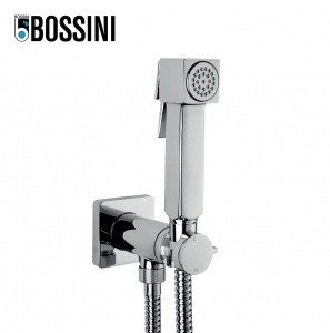 BOSSINI Cube Brass E38001B.030 - Гигиенический душ в комплекте с прогрессивным смесителем (хром)