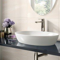 Villeroy Boch Artis 419861R1 Раковина накладная овальная для ванной комнаты 61х41 см (цвет альпийский белый ceramicplus).