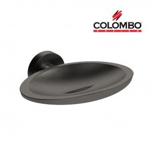 Colombo Design PLUS W4901.GM - Металлическая мыльница | настенная (Графит шлифованный)