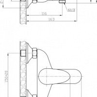 Agger Proud A0831100 Комплект смесителей для ванны 3 в 1