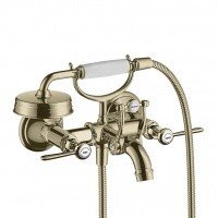 AXOR Montreux 16551830 Смеситель для ванны в комплекте с ручным душем (Полированный никель)
