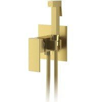 D&K Bayern.Liszt DA1514507 Гигиенический душ - комплект со смесителем (золото матовое)