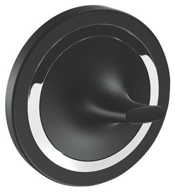 GROHE Ondus 40378 KS0 Крючок для банного халата (цвет черный бархат). Производитель Германия “GROHE”.