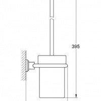 GROHE Atrio 40314000 Ёршик для унитаза подвесной