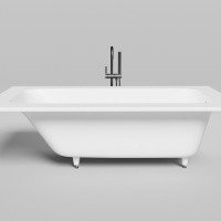 Salini Orlanda Plus 102024M Встраиваемая ванна 1900*1000 мм (белый матовый)