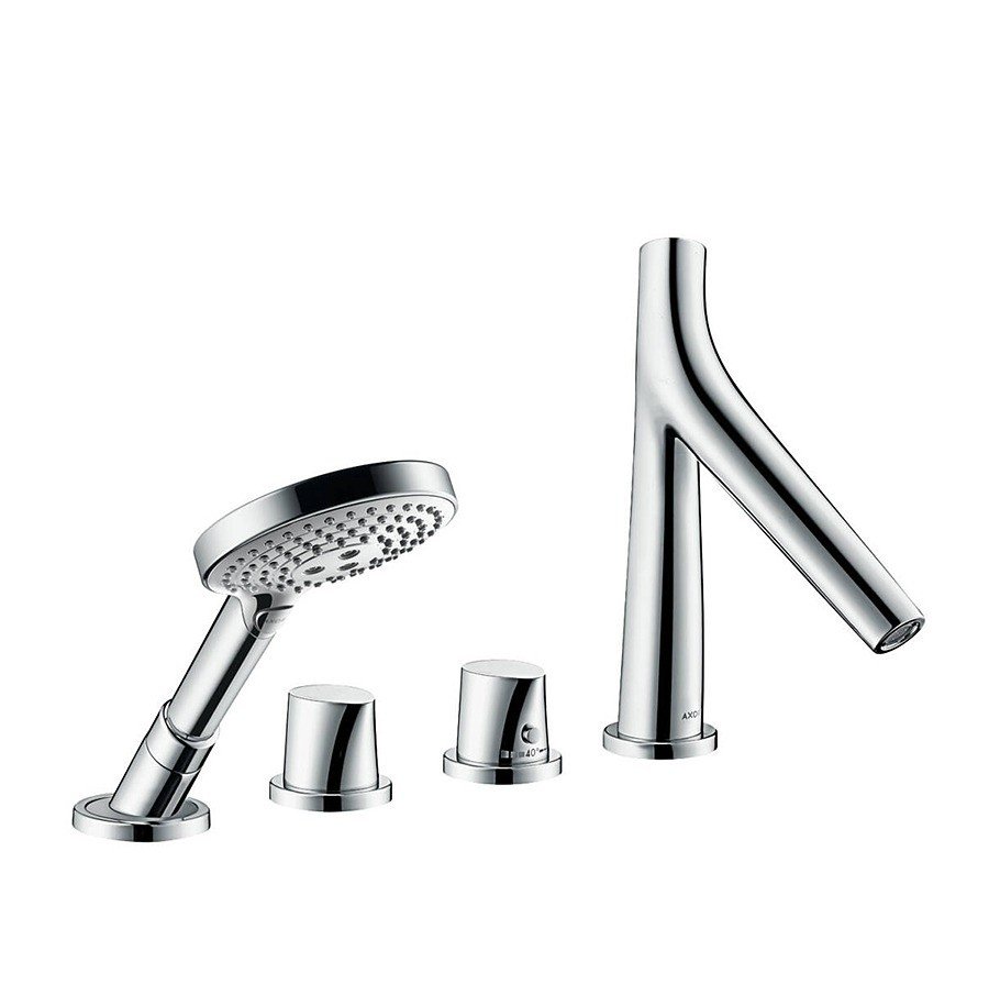 AXOR Starck Organic 12425000 Смеситель на борт ванны (хром), в интернет ...