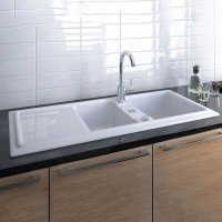 Duravit Cassia 7513110000 Мойка для кухни двойная 116*51 см (белый)