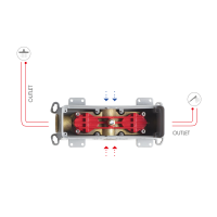 Внутренний механизм смесителя для ванны F3100 FIMA Carlo Frattini