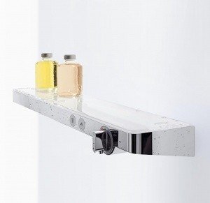 HANSGROHE ShowerTablet Select 700 13184400 термостатический смеситель для душа (белый-хром)